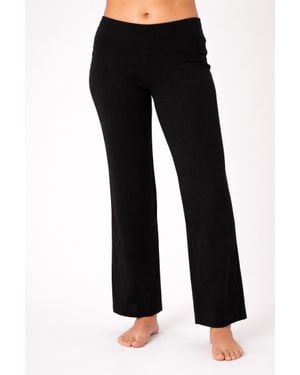 French Kyss Wide Leg Ankle Pant - Black