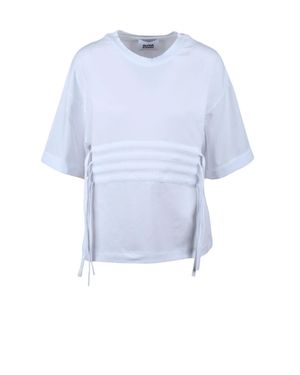 Alpha Studio Cotton Elastane T-Shirt - Blue