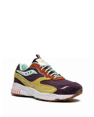 Saucony 3D Grid Hurricane Trailian Low Top Sneakers - Multicolor