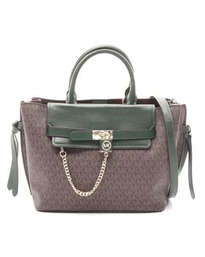 Michael Kors Hamilton Legacy Satchel Handbag - Metallic