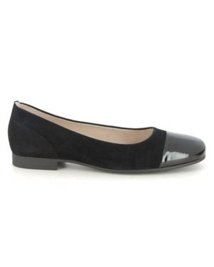 Gabor Suede Ballet Flat - Black