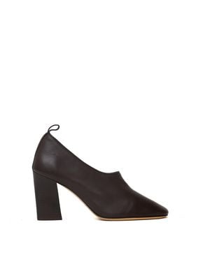 Soeur Thea Pointed-Toe Leather Pumps - Black