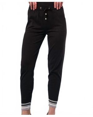 French Kyss Color Block Jogger - Black