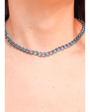Taylor Says Ayla Metallic Choker Necklace - Natural