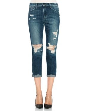 Joe's Jeans Billie Boyfriend Slip Crop Jeans - Blue