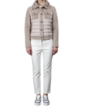 Moorer Two Chest Flap Pockets Jacket - Gray