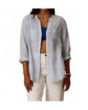 Carve Designs Dylan Gauze Tunic - Gray