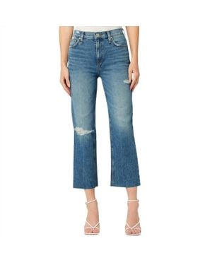 Hudson Jeans Remi High Rise Straight Crop Jeans - Blue