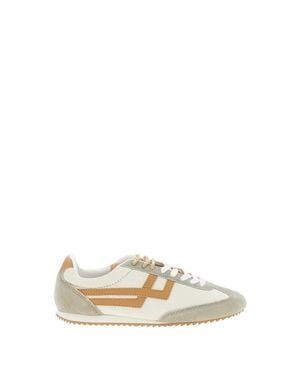 PRO Racer 77 Calf Hair Leather Sneakers - White