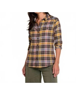 Toad & Co. Re-Form Flannel Long Sleeve Shirt - Black