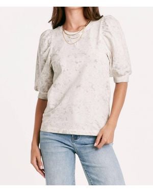Another Love Tamryn Vintage Wash Top - Gray