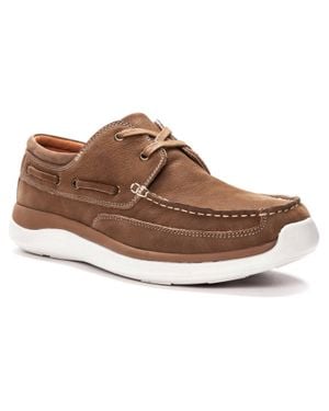 Propet Pomeroy Boat Shoe - Brown