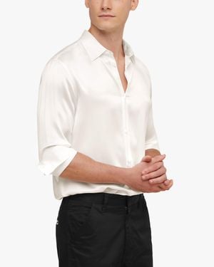 LILYSILK 22Mm Mulberry Silk Basic Shirt - White