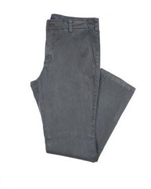 Benson Flat Front Chino - Gray