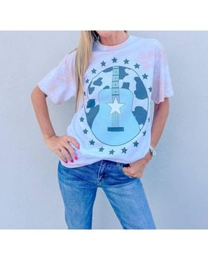 Recycled Karma Songs About You Tie Dye Tee - Blue