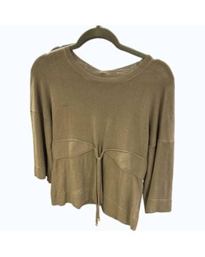 Manila Grace Tie Shirt - Green