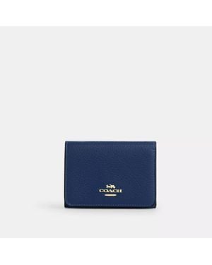 COACH Card Holder Wallet - Blue