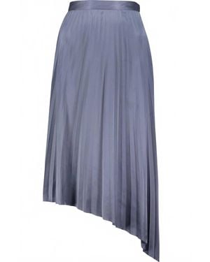 Bishop + Young Presley Pleated Midi Skirt - Blue
