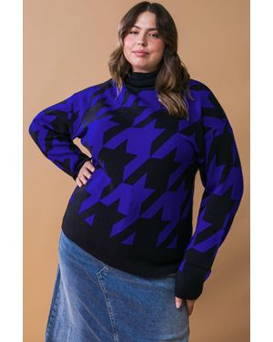 TRUEDAMES Special Plans Sweater - Blue