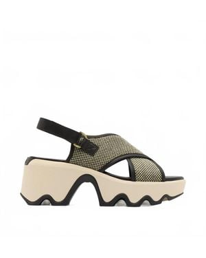Sorel Kinetic Aura Slingback Txt Sandal - Gray