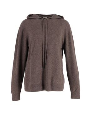 Dries Van Noten Hooded Sweater With Pockets - Brown