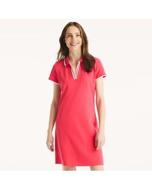 Nautica Deck Polo Dress - Red