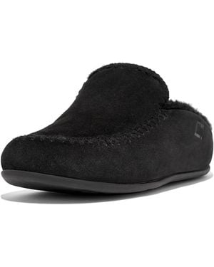Fitflop Chrissie Ii Suede Slipper - Black