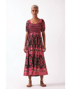 Ash Merris Tiered Midi Dress