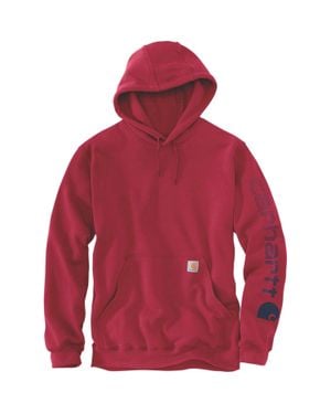 Carhartt Hoodie Graphic Print Midweight Long Sleeve Posh152 - Red