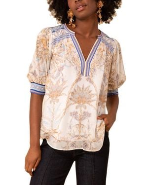 Hale Bob Ariella Blouse - Natural