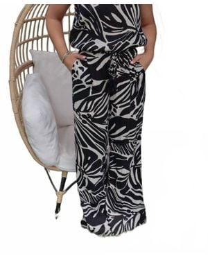 Elan Rio Strapless Jumpsuit - Black