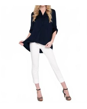Renuar Pull On Skinny Pant - Blue