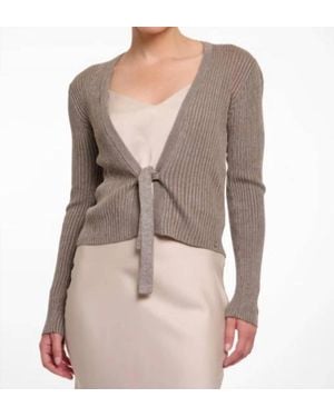 Rino & Pelle Gizana Fitted Cardigan - Natural
