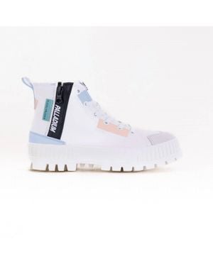 Palladium Pallashock Backzip 2 High-Top Sneakers - Blue