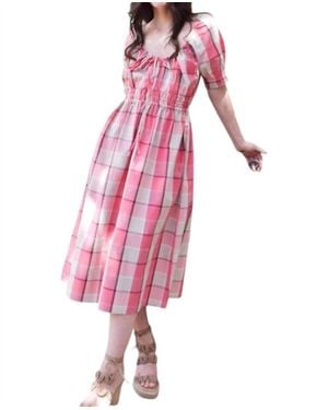 Never A Wallflower Scoop Neck Lisa Dress - Pink