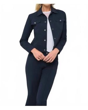 Anatomie Delilah Ultra Light Denim Style Jacket - Blue