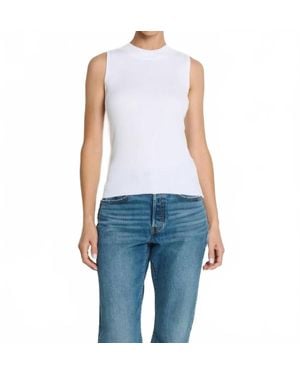 Nation Ltd Joan Ribbed Tank Top - Blue