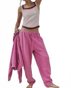 Free People Slow It Down Jogger - Pink