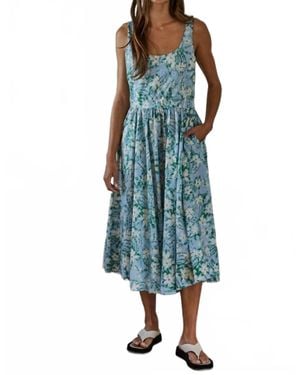 By Together Morning Dew Dress - Blue