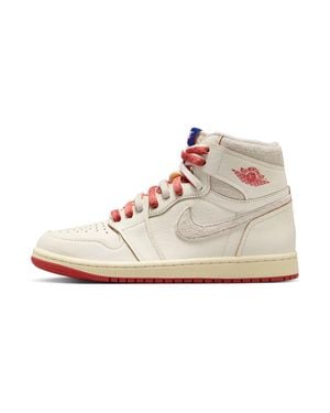 Nike Air 1 High Og 'Rare Air Sail Cinnabar' Shoes - Natural