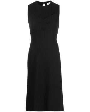 Sportmax Mirto Sleeveless Cut-Out Midi Dress - Black