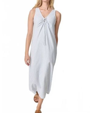 Lilla P Keyhole Midi Dress - Multicolor
