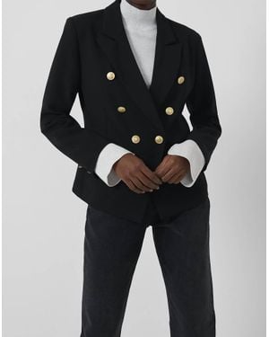 French Connection Buntie Whisper Ruth Suit Jacket - Black