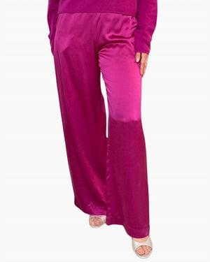 SABLYN Brynn High Rise Pull On Wide Leg Pant - Pink