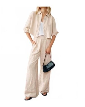 Bella Dahl Oversized Cropped Jacket - White
