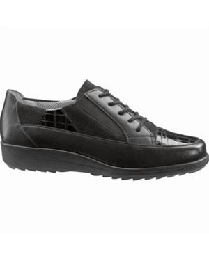 Ara Mae Leather Sneaker - Black