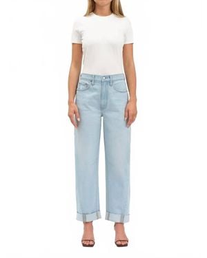 DAZE Venice Barrel Leg Jeans - Blue