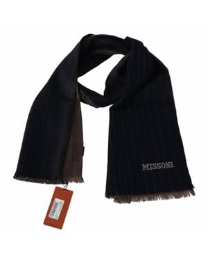 Missoni Wool Neck Wrap Scarf - Black