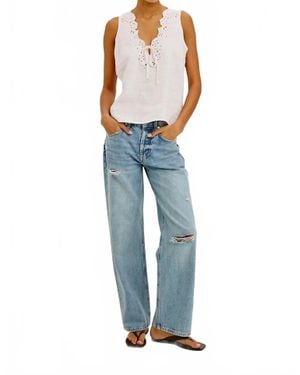 Rails Cornelia V-Neck Top - Blue