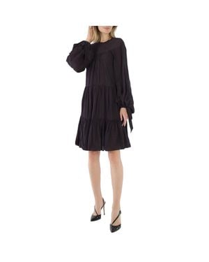 3.1 Phillip Lim Ladies Short Gathered Dress, Brand - Black